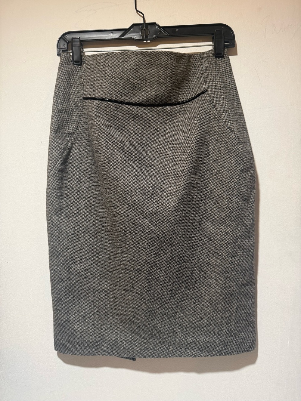 Express Gray Tweed Pencil Skirt
